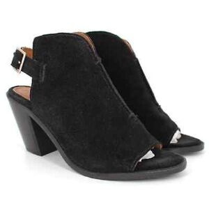 New Frye Suede Dani Shield Slingback Shoe